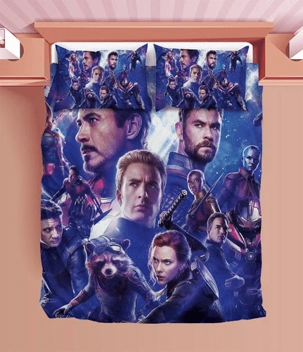 The Avengers 02 Bedding Sets Duvet Cover Bedroom Quilt Bed