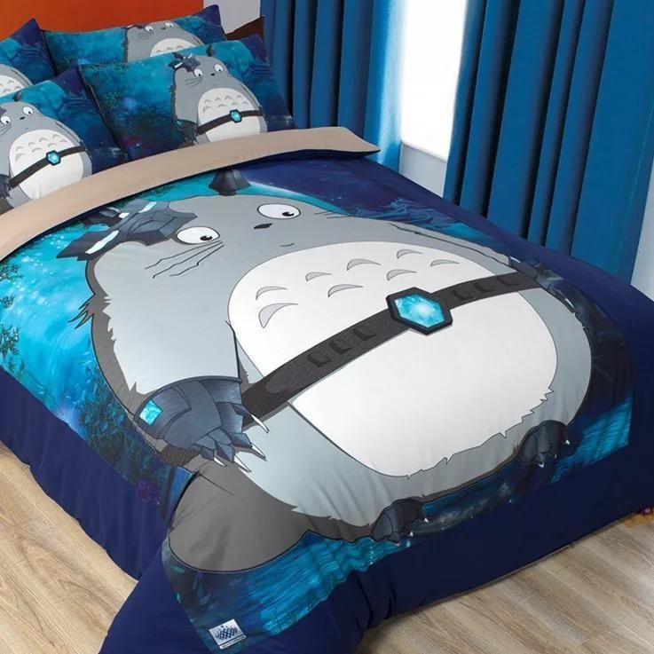 Tonari No Totoro 10 Duvet Cover Pillowcase Bedding Sets Home
