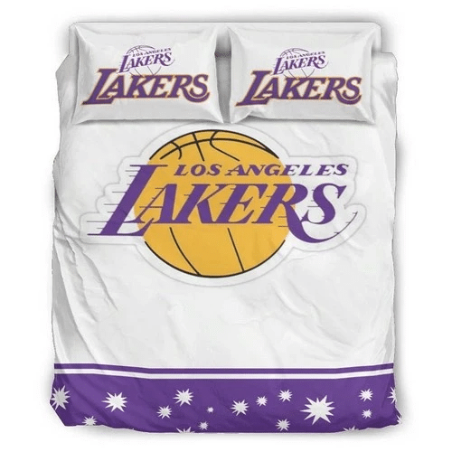 Nba Los Angeles Lakers Customize Bedding Sets Duvet Cover Bedroom