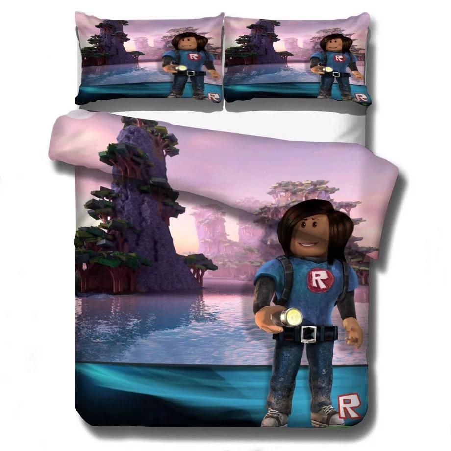 Roblox Team 15 Duvet Cover Pillowcase Bedding Sets Home Decor