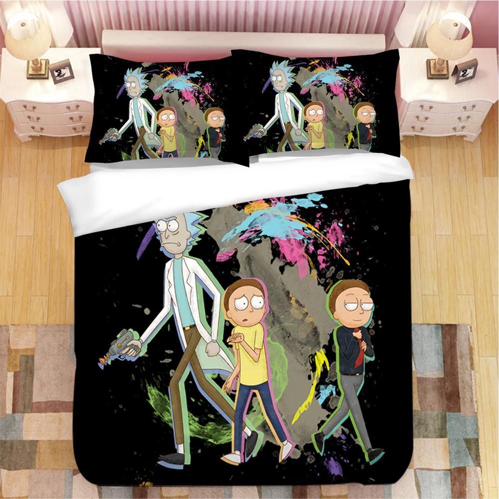Rick And Morty 13 Duvet Cover Pillowcase Bedding Sets Home