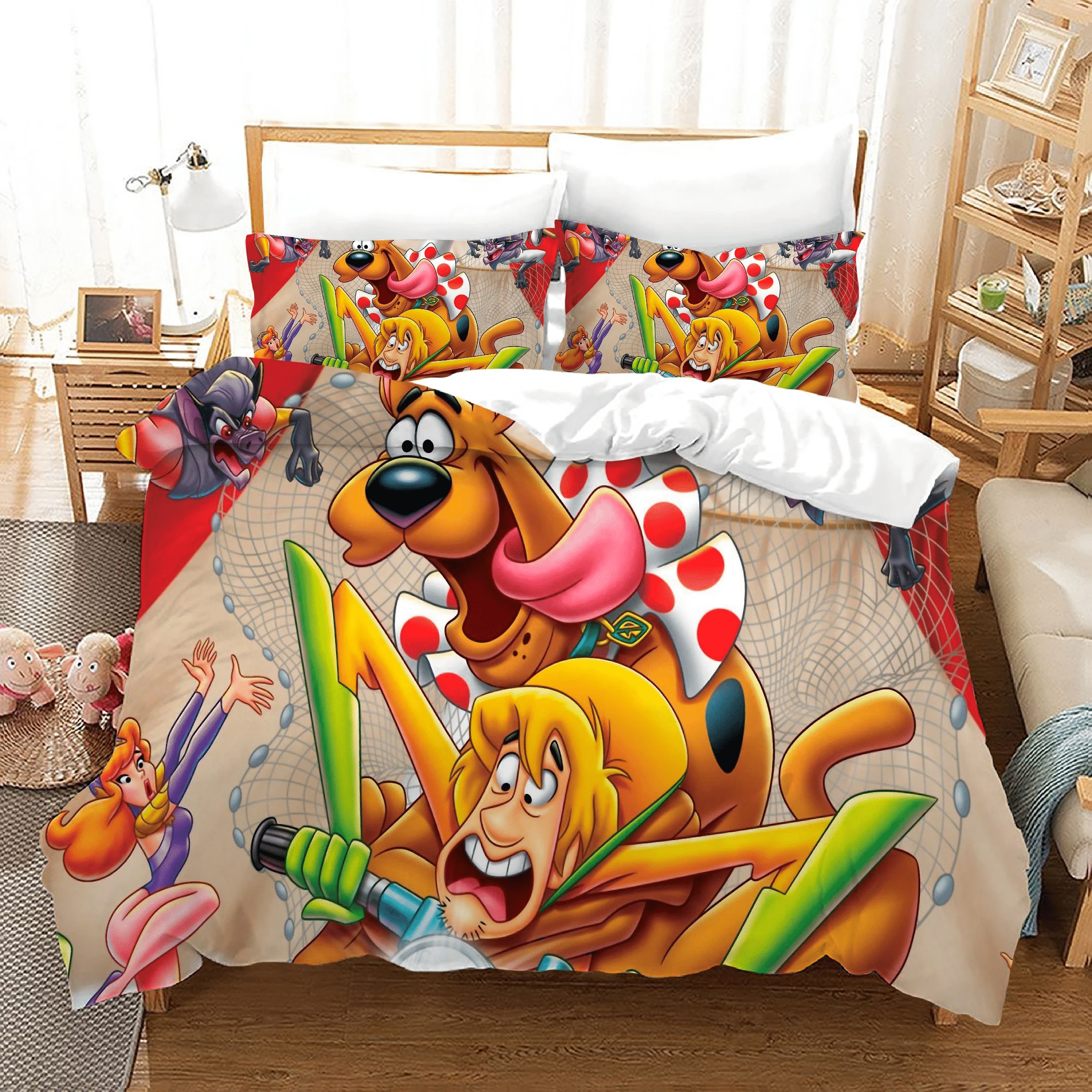 Scooby Doo 16 Duvet Cover Quilt Cover Pillowcase Bedding Sets