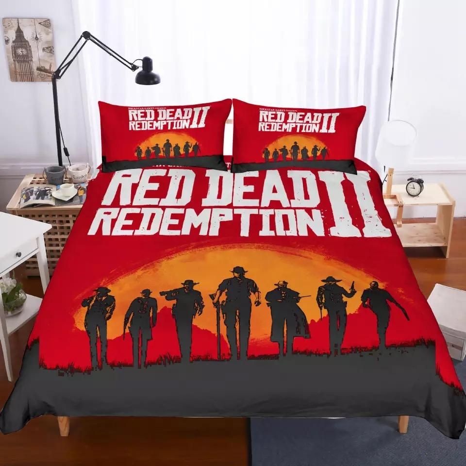 Red Dead Redemption 1 Duvet Cover Quilt Cover Pillowcase Bedding