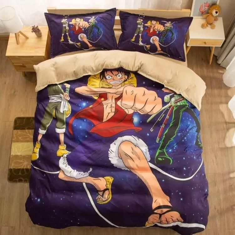 One Piece Monkey D Luffy 1 Duvet Cover Pillowcase Bedding