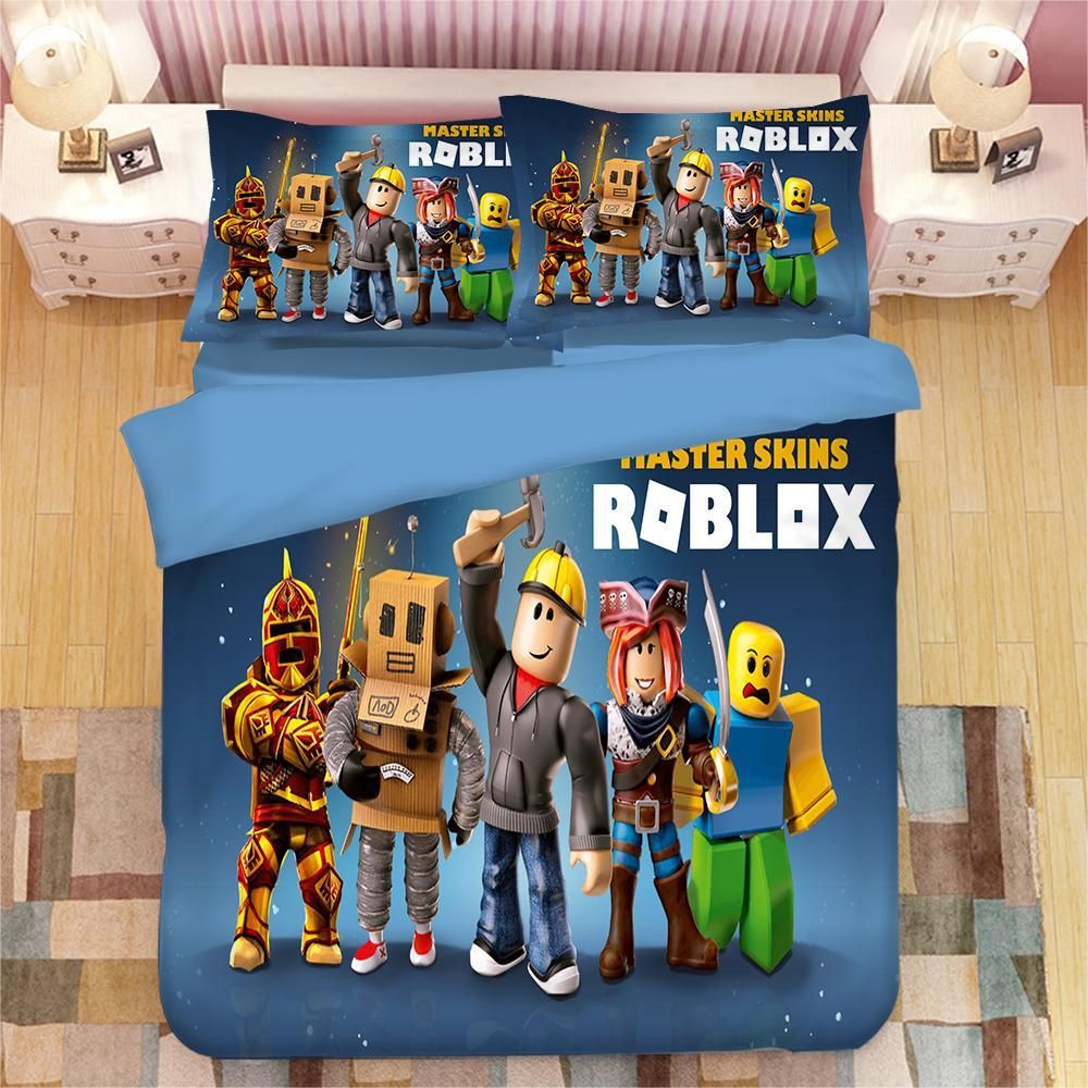 Roblox Team 55 Duvet Cover Pillowcase Bedding Sets Home Decor