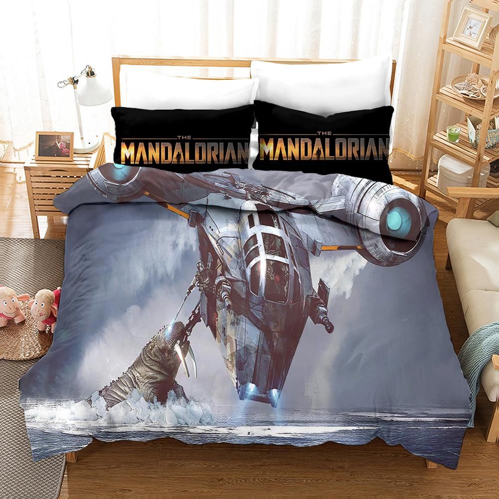 Star Wars The Mandalorian 3 Duvet Cover Quilt Cover Pillowcase