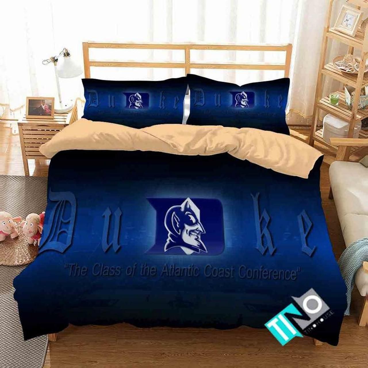 Ncaa Duke Blue Devils 4 Duvet Cover Bedding Sets Quilt
