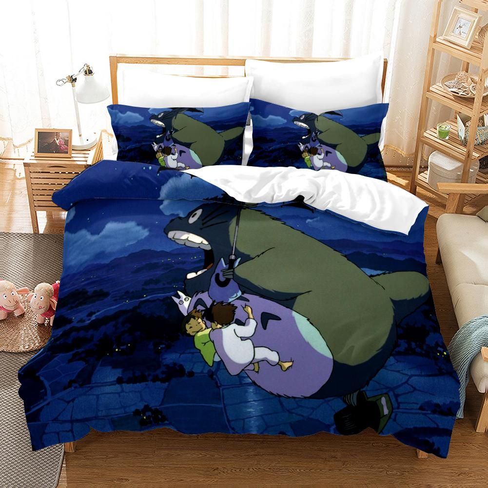Tonari No Totoro 37 Duvet Cover Quilt Cover Pillowcase Bedding
