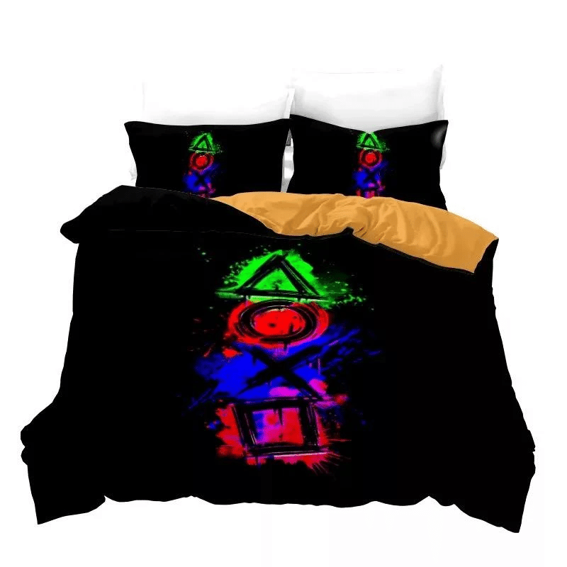 Ps4 Xbox Playstation 2 Duvet Cover Quilt Cover Pillowcase Bedding