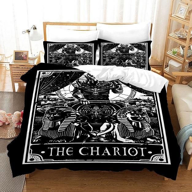 Tarot The Chariot 4 Duvet Cover Quilt Cover Pillowcase Bedding