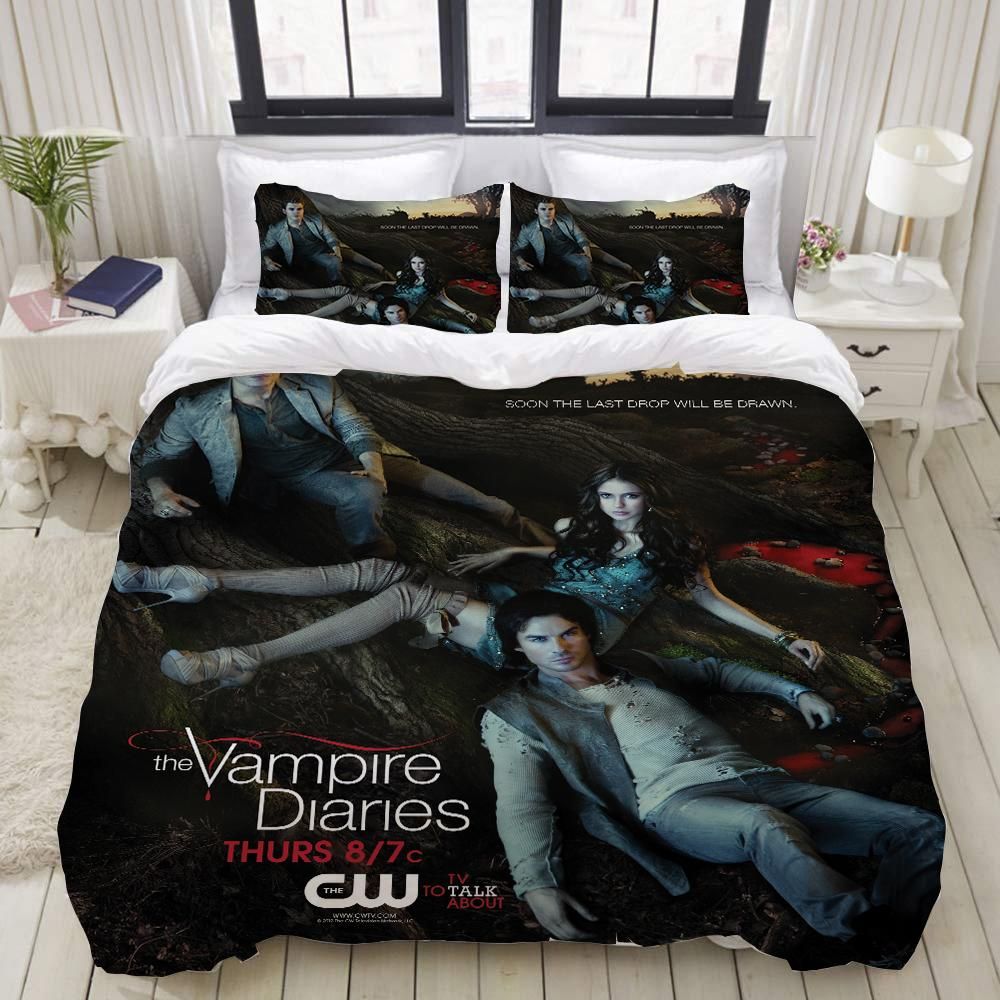 The Vampire Diaries 6 Duvet Cover Quilt Cover Pillowcase Bedding