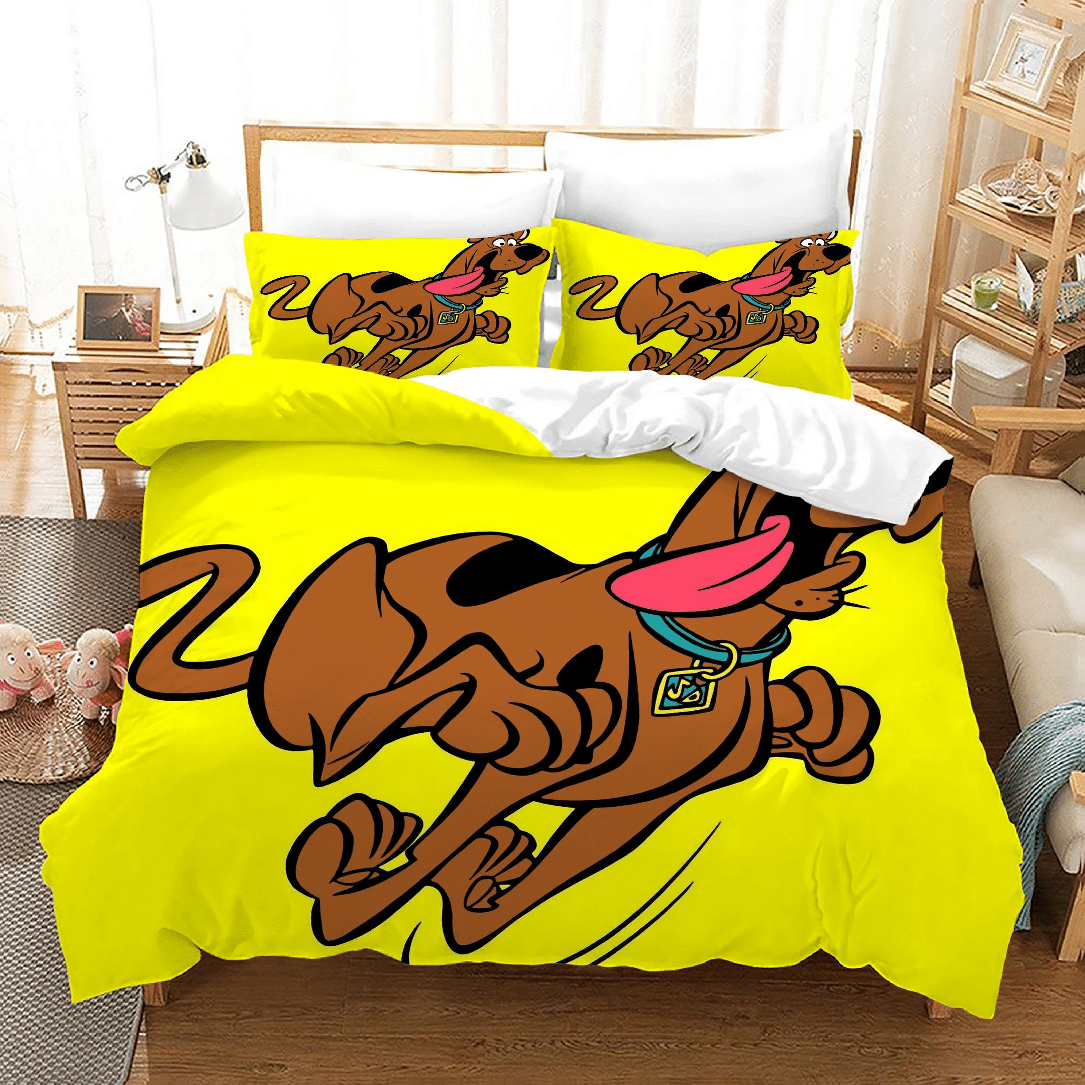 Scooby Doo 20 Duvet Cover Quilt Cover Pillowcase Bedding Sets