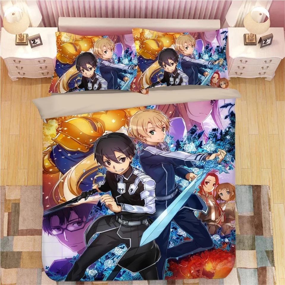 Sword Art Online Sao 1 Duvet Cover Quilt Cover Pillowcase