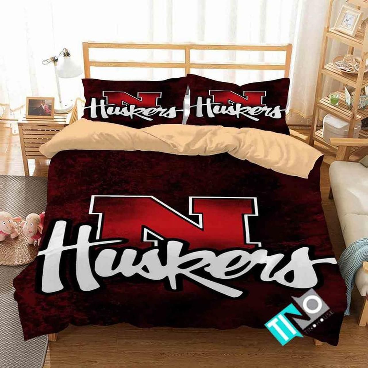 Ncaa Nebraska Cornhuskers 1 Logo D 3d Duvet Cover Bedding
