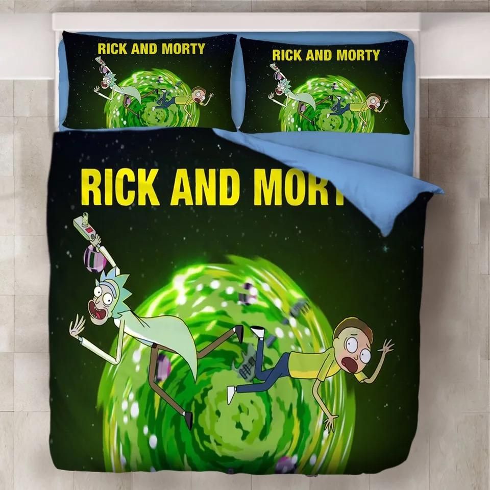 Rick And Morty 1 Duvet Cover Quilt Cover Pillowcase Bedding