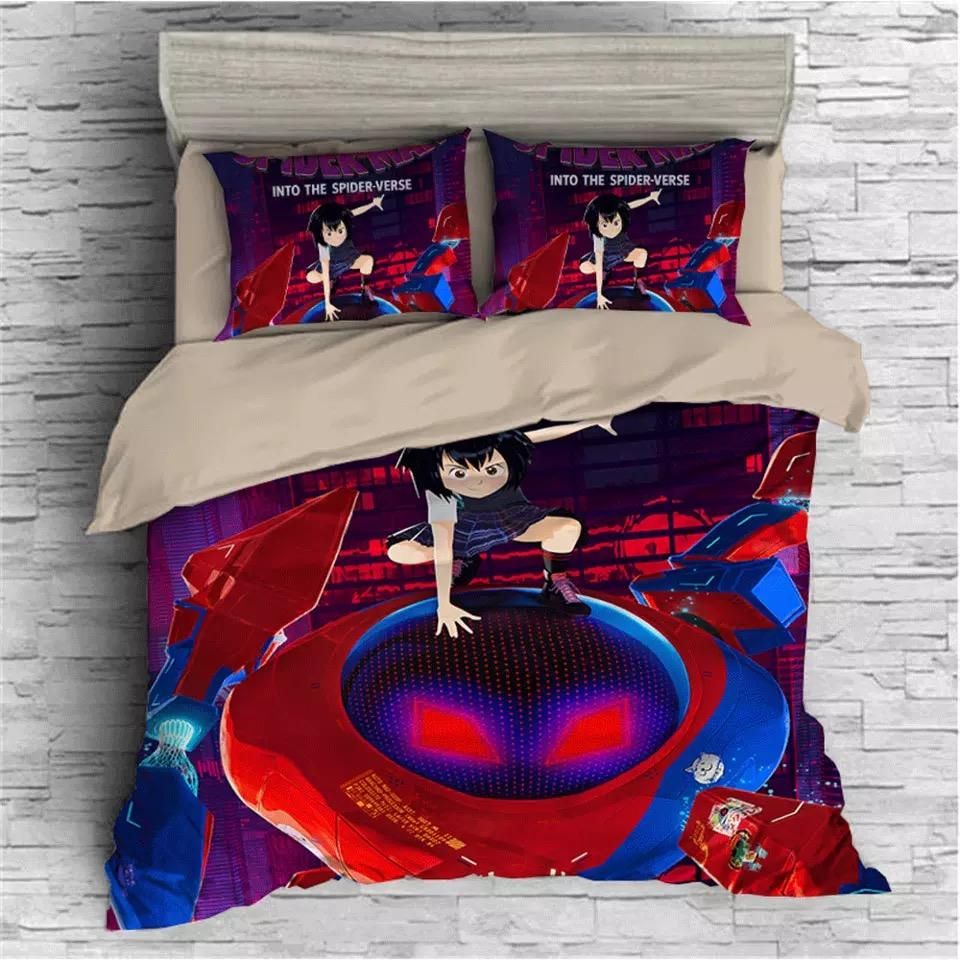 Spider Man Into The Spider Verse Miles Morales 19 Duvet Cover Quilt