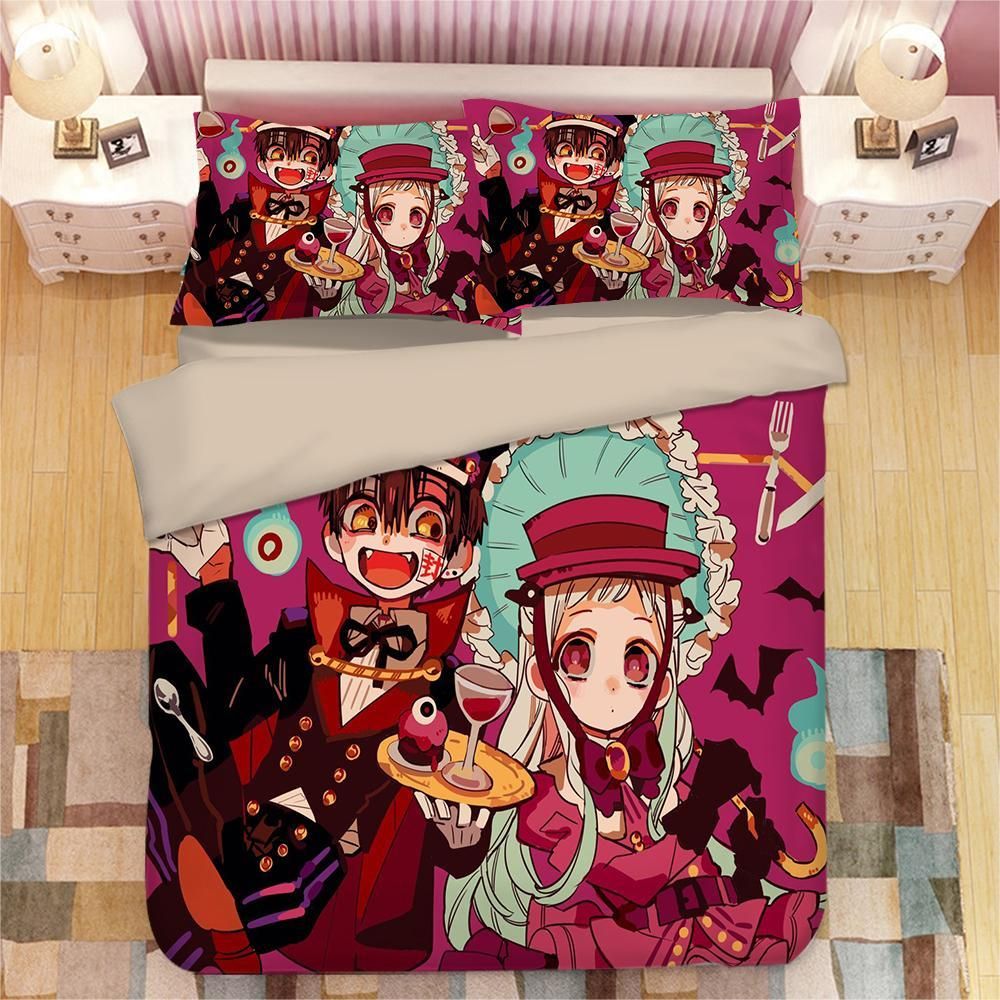 Toilet Bound Hanako Kun 3 Duvet Cover Pillowcase Bedding Sets Home