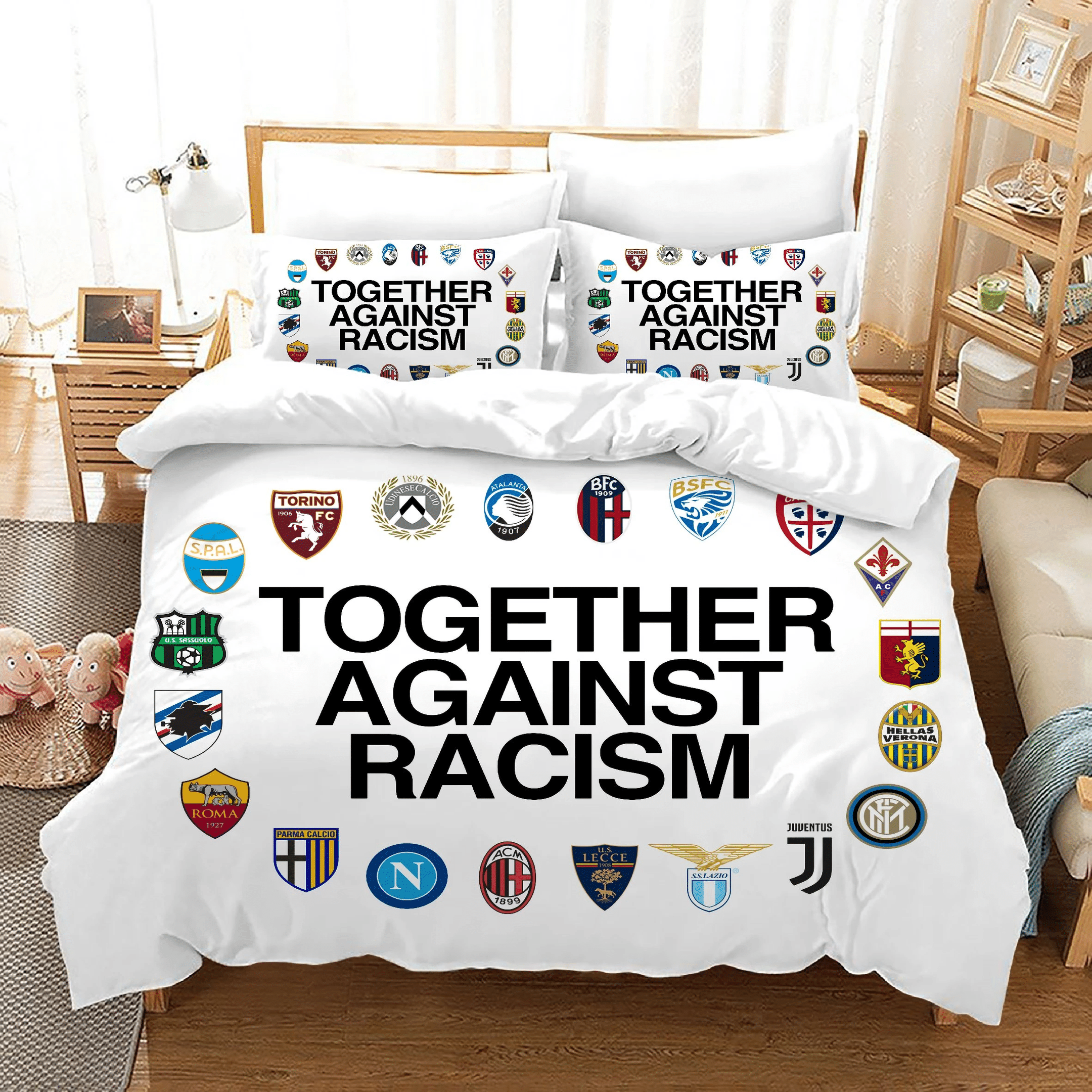 Together Agains Racism 7 Duvet Cover Quilt Cover Pillowcase Bedding