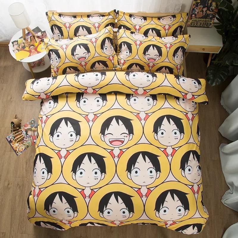 One Piece Monkey D Luffy 10 Duvet Cover Pillowcase Bedding