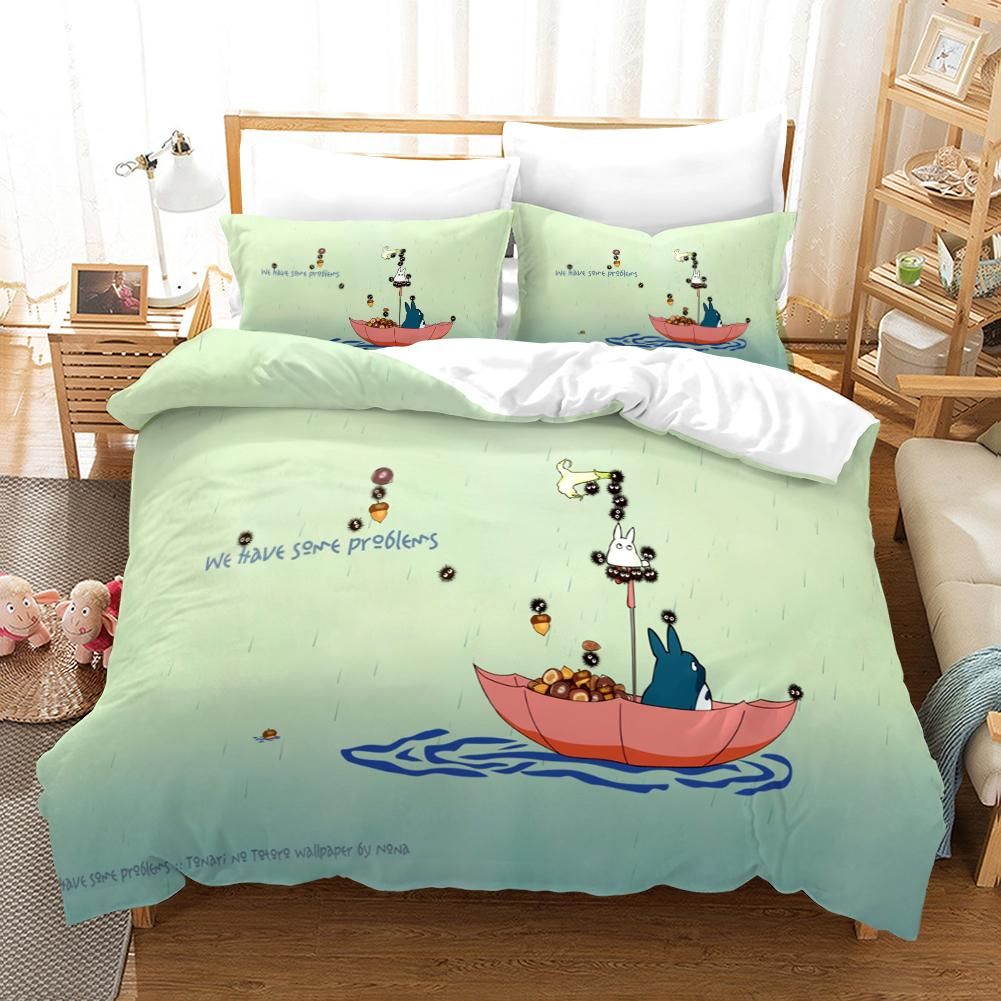 Tonari No Totoro 28 Duvet Cover Quilt Cover Pillowcase Bedding