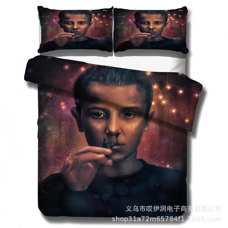 Stranger Things Eleven 26 Duvet Cover Pillowcase Bedding Sets Home