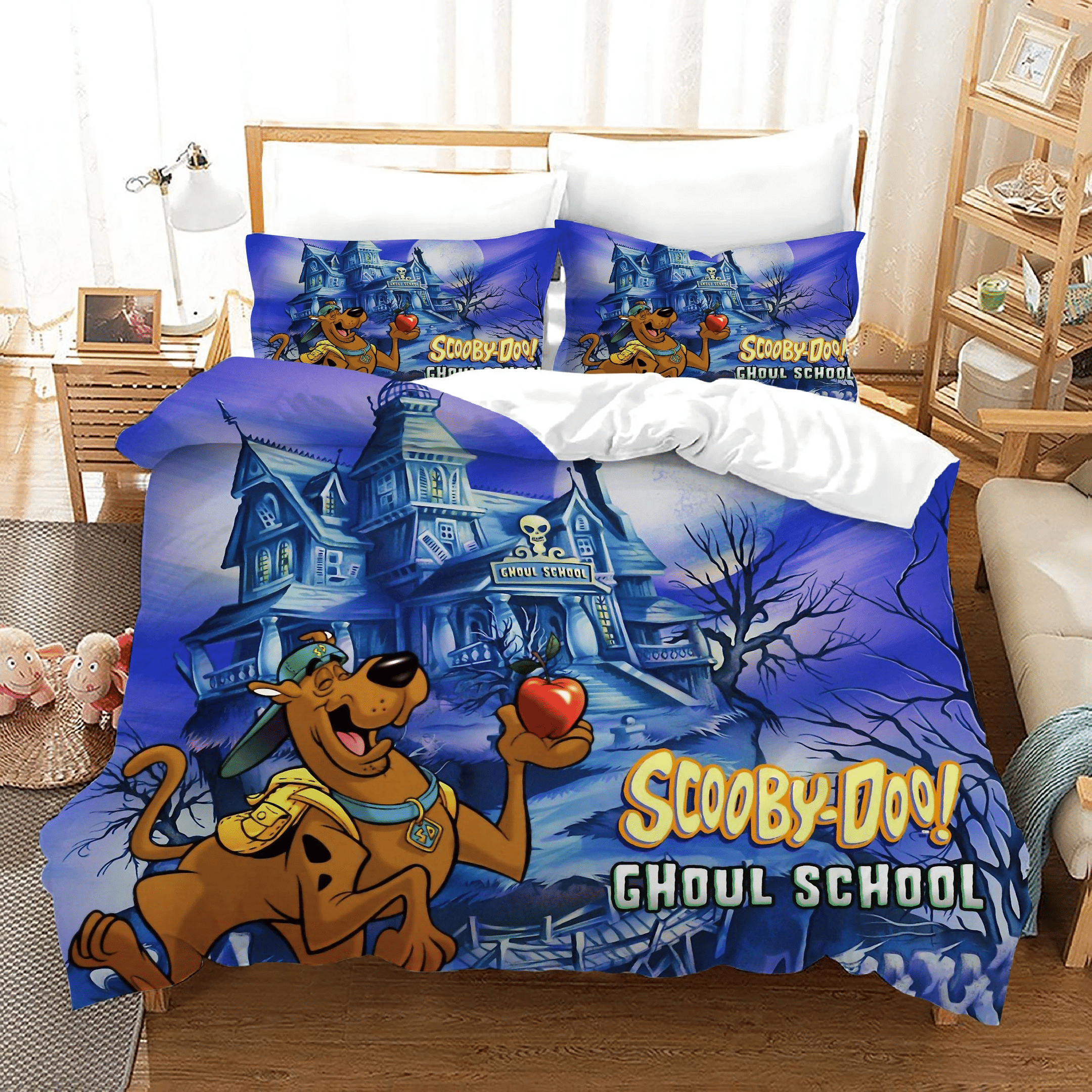 Scooby Doo 9 Duvet Cover Quilt Cover Pillowcase Bedding Sets