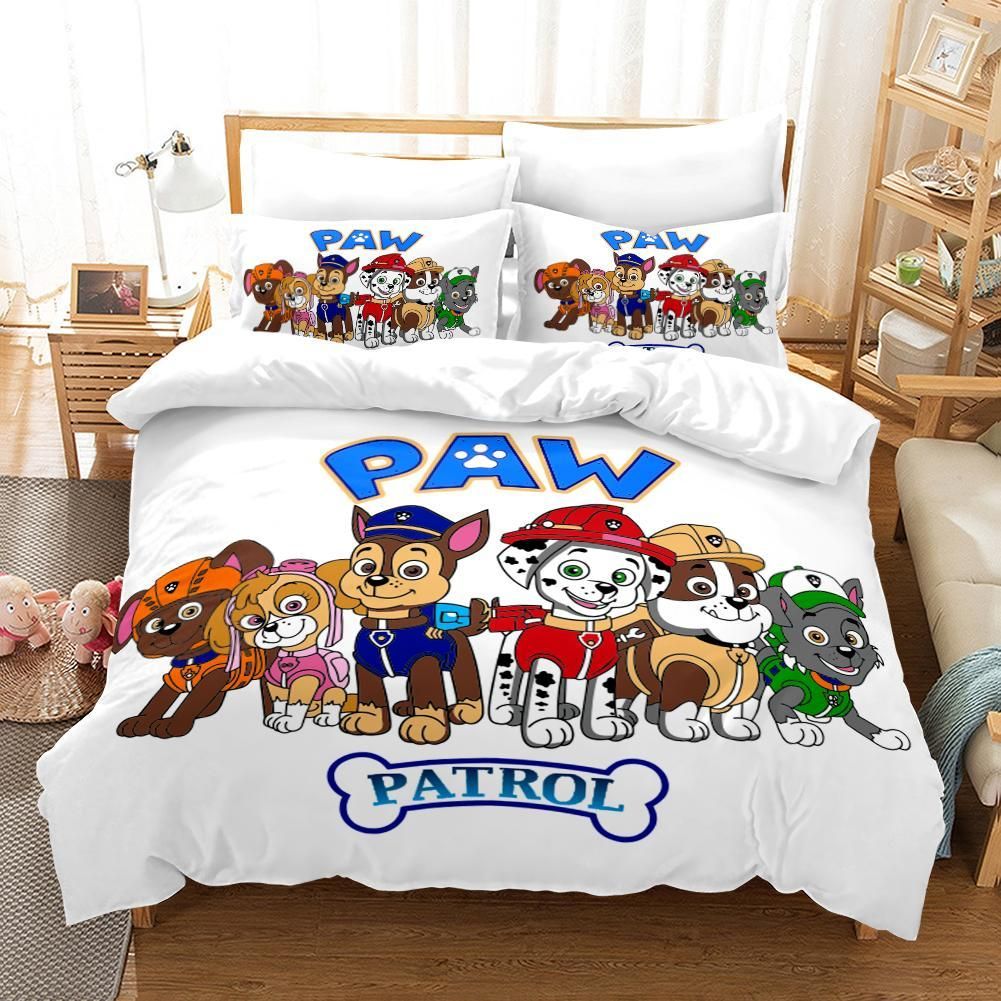 Paw Patrol Marshall 21 Duvet Cover Pillowcase Bedding Sets Home