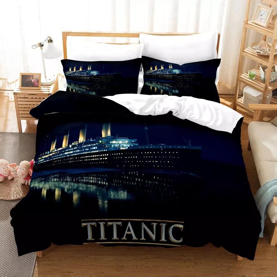 Titanic 8 Duvet Cover Quilt Cover Pillowcase Bedding Sets Bed