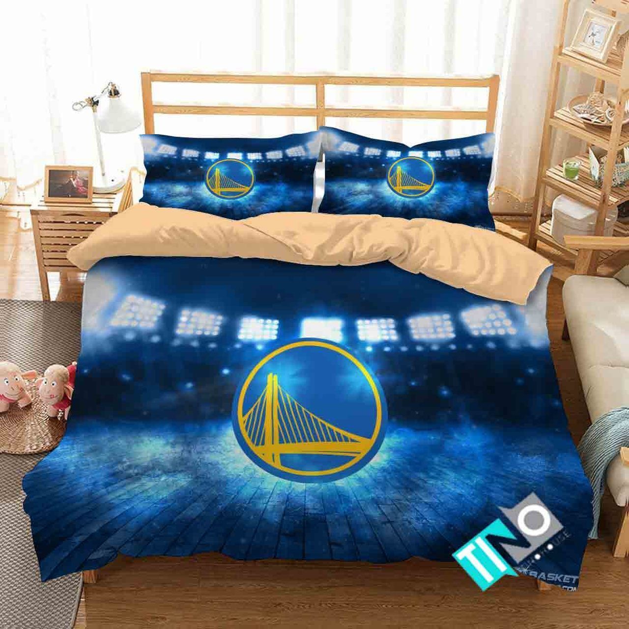 Nba Golden State Warriors 1 Logo 3d Duvet Cover Bedding