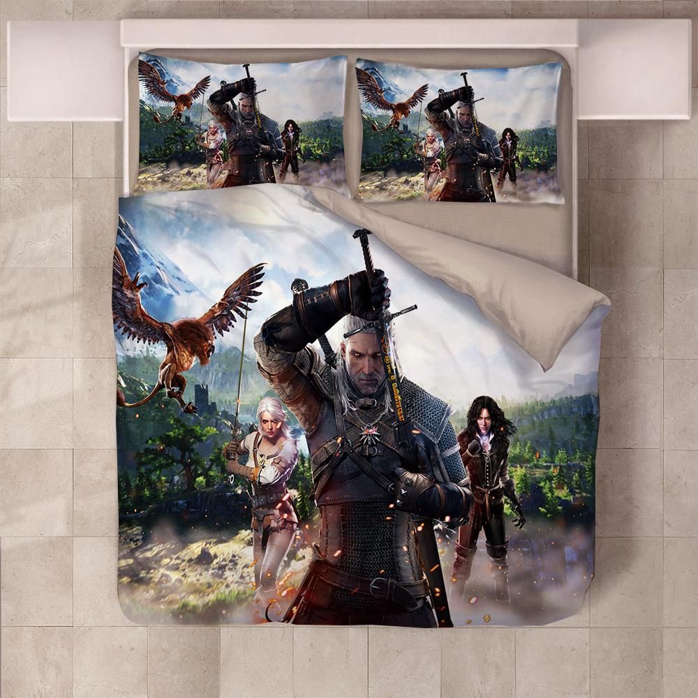 The Witcher 4 Duvet Cover Quilt Cover Pillowcase Bedding Sets