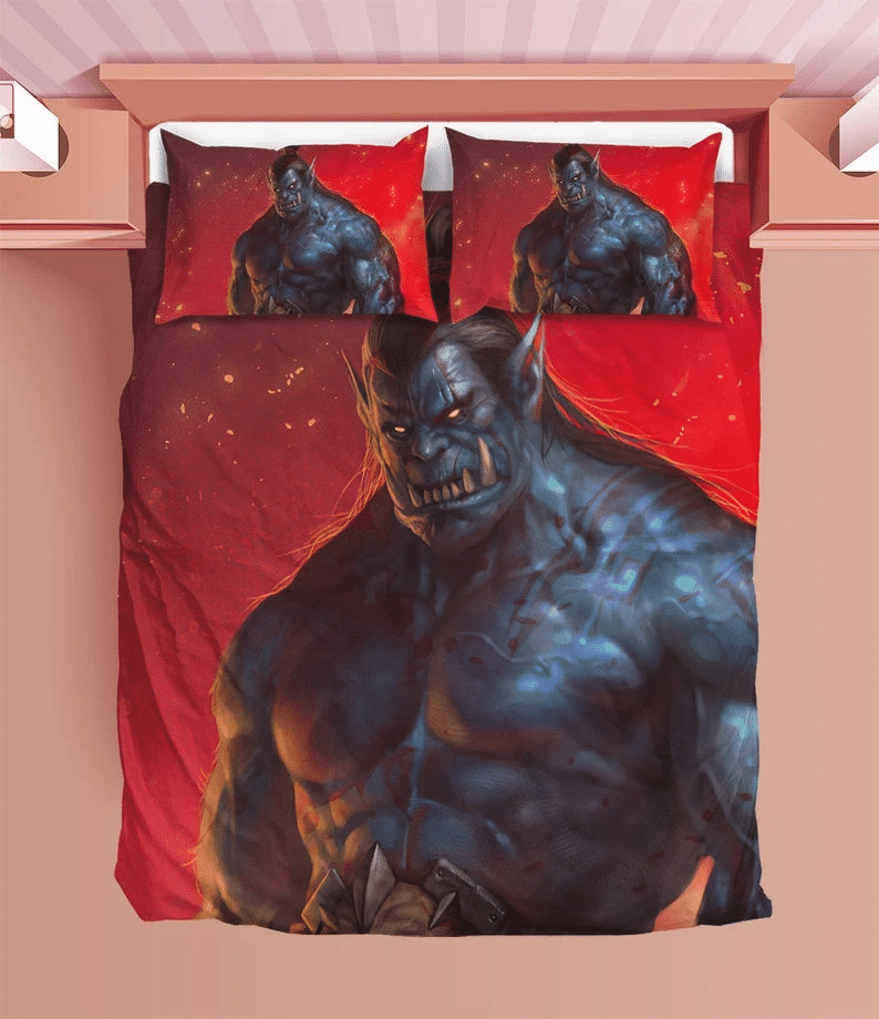 World Of Warcraft Duvet Orc Bedding Sets Wow Comfortable Gift