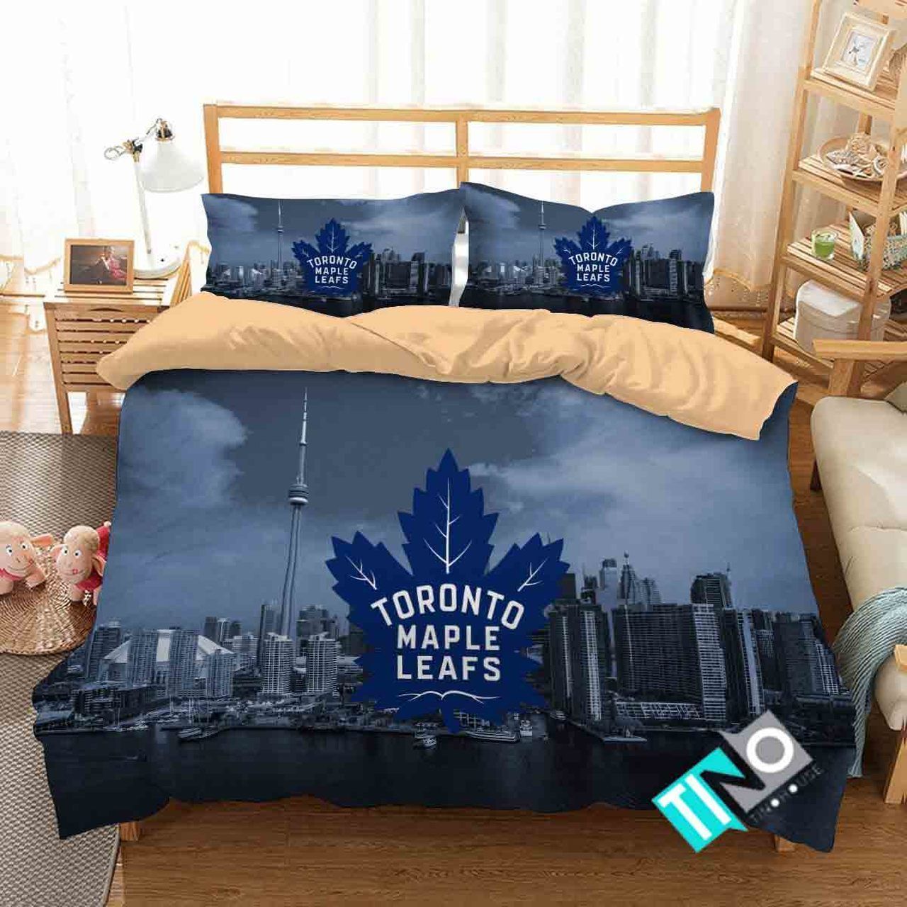 Nhltoronto Maple Leaf 1 Logo 3d Duvet Cover Bedding Sets