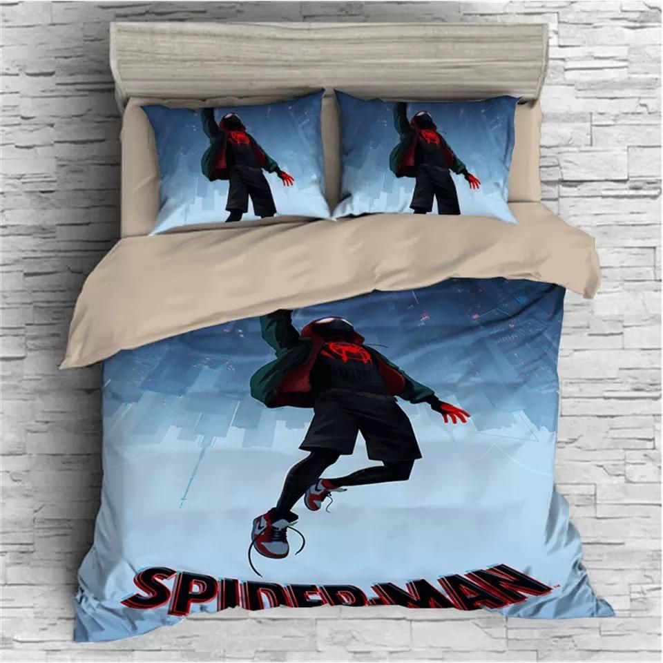 Spider Man Into The Spider Verse Miles Morales 15 Duvet Cover Quilt