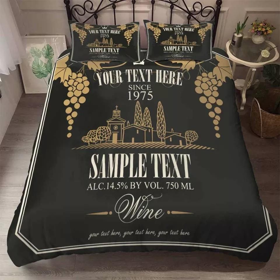 Whiskey Wine 6 Duvet Cover Pillowcase Bedding Sets Home Decor