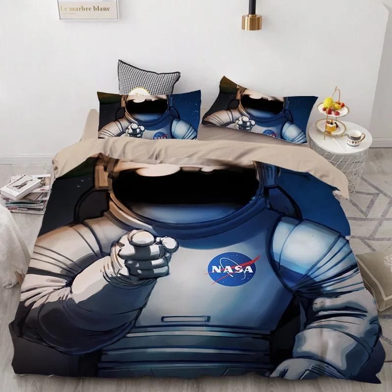 Nasa Space 6 Duvet Cover Pillowcase Bedding Set Quilt Bed