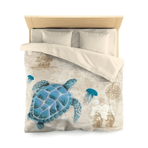 Turtle Art 05 Bedding Sets Duvet Cover Bedroom Quilt Bed