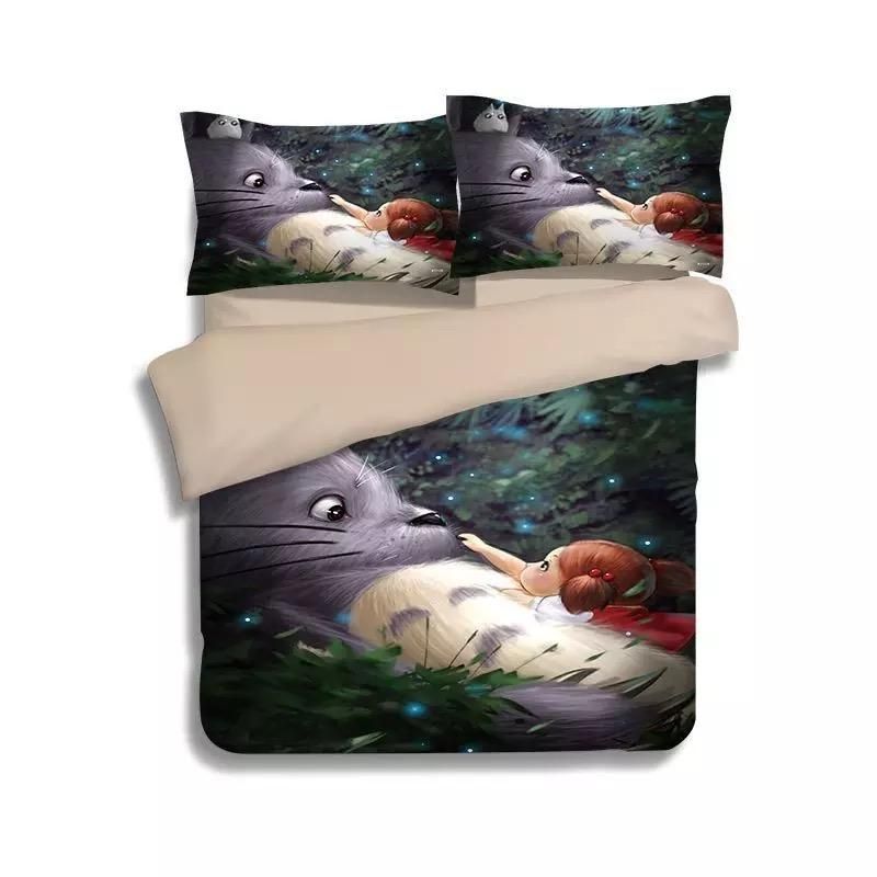 Tonari No Totoro 14 Duvet Cover Quilt Cover Pillowcase Bedding