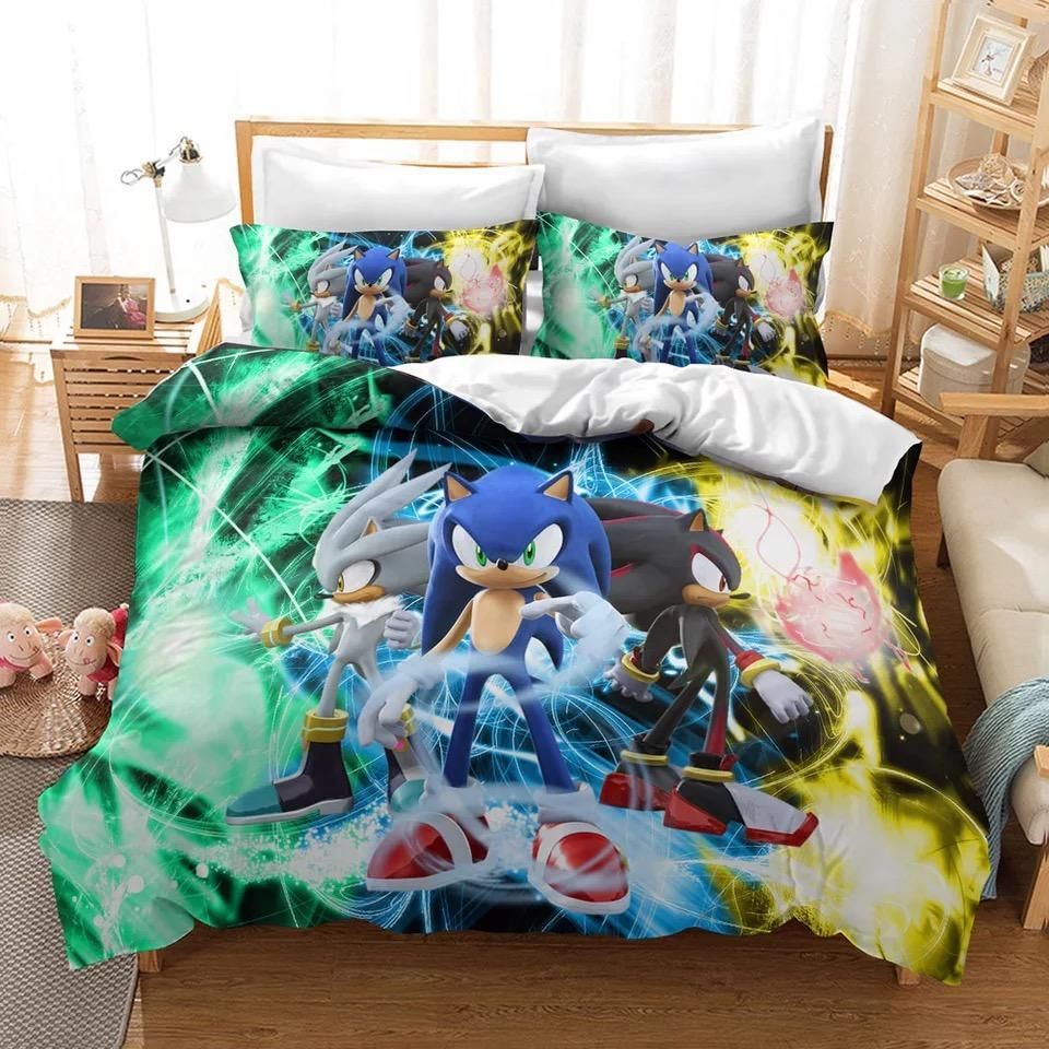 Sonic Mania 6 Duvet Cover Pillowcase Bedding Sets Home Decor