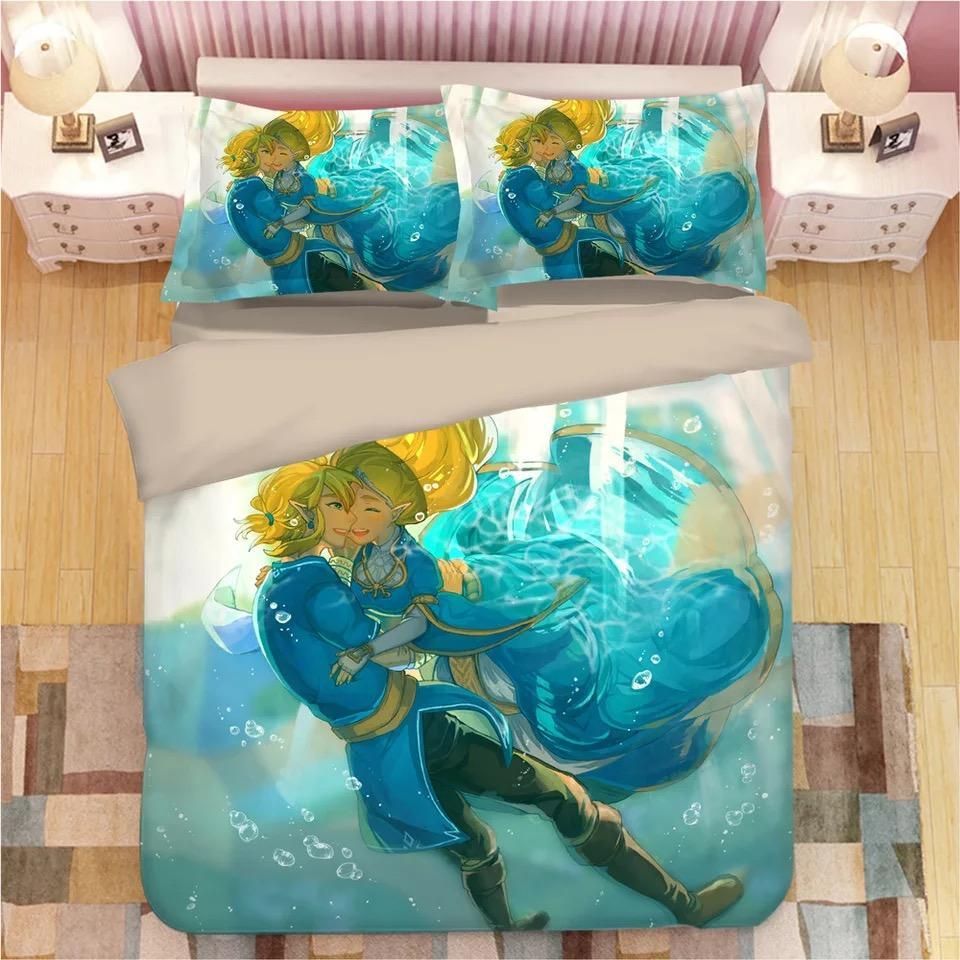 The Legend Of Zelda Link 14 Duvet Cover Pillowcase Bedding