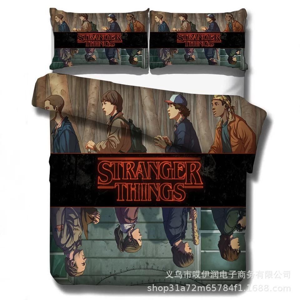 Stranger Things Eleven 27 Duvet Cover Pillowcase Bedding Sets Home