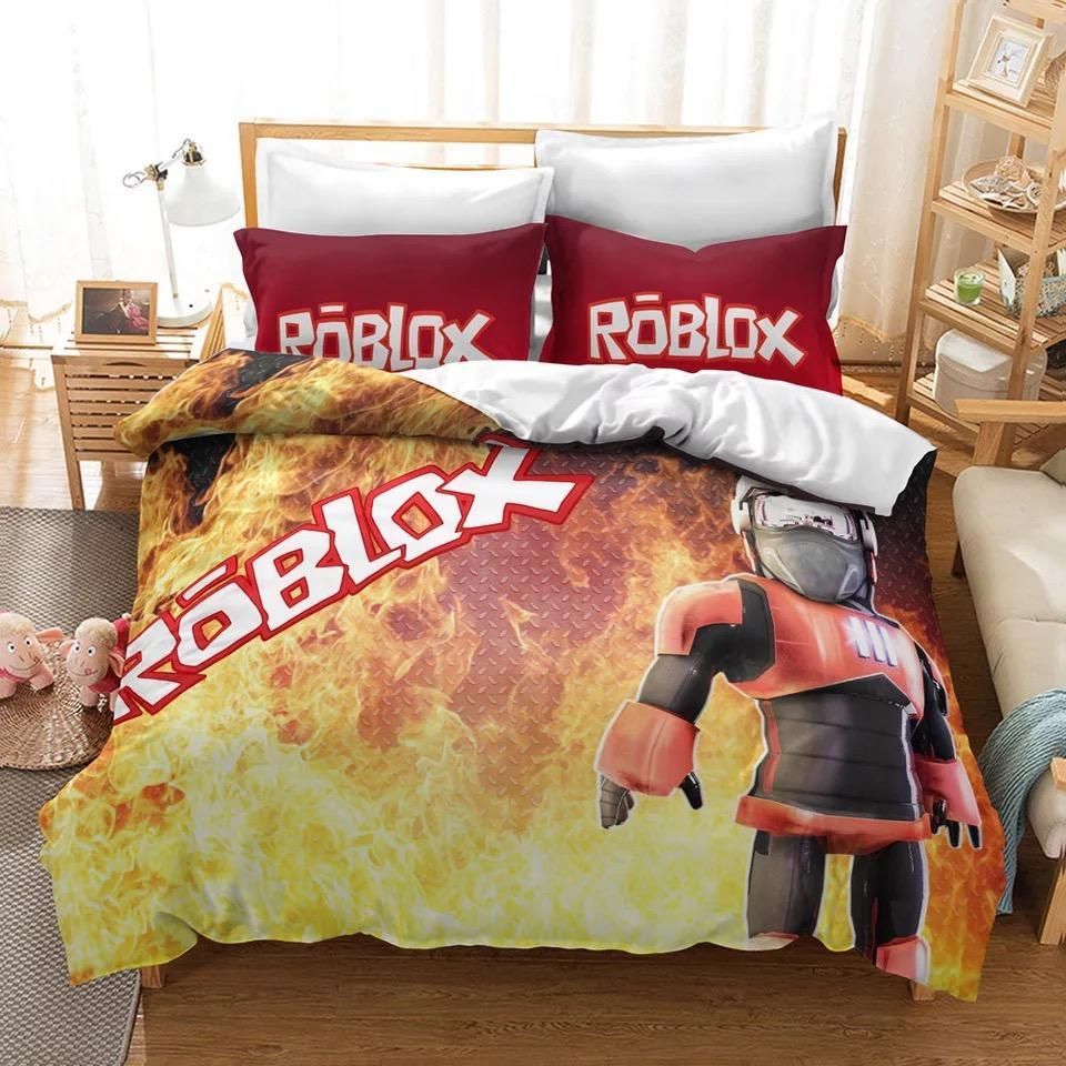 Roblox Team 27 Duvet Cover Pillowcase Bedding Sets Home Decor