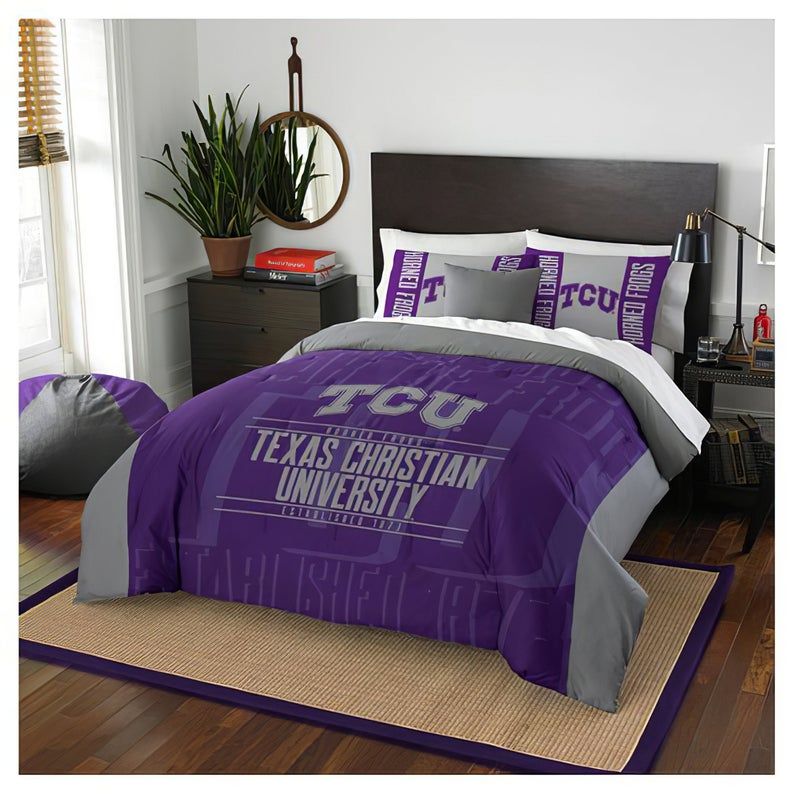 Tcu Horned Frogs Bedding Sets High Quality Cotton Bedding Sets