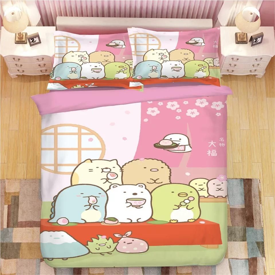 Sumikkogurashi 10 Duvet Cover Quilt Cover Pillowcase Bedding Sets Bed