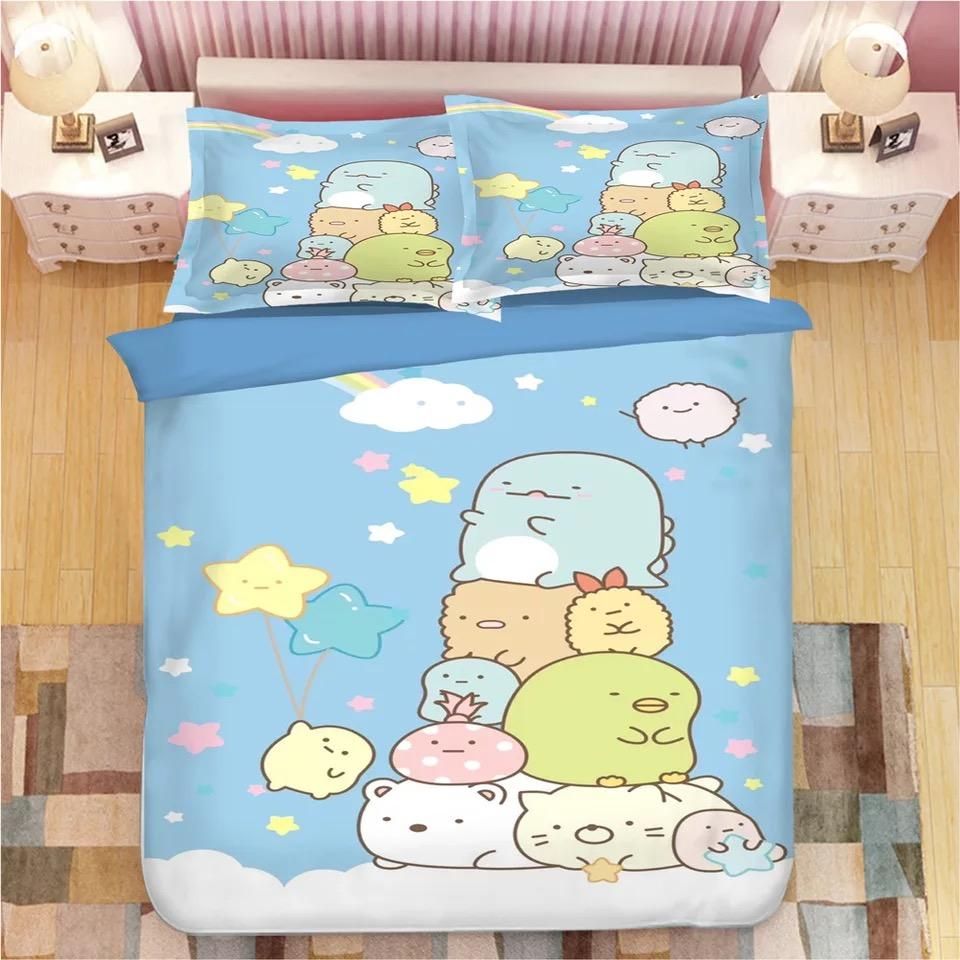 Sumikkogurashi 6 Duvet Cover Quilt Cover Pillowcase Bedding Sets Bed