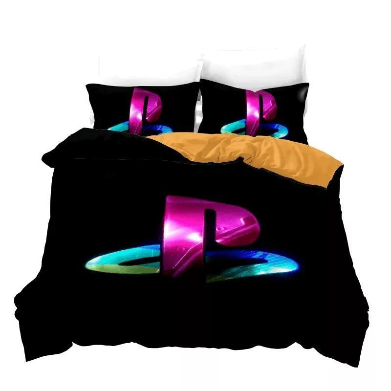 Ps4 Xbox Playstation 1 Duvet Cover Pillowcase Bedding Sets Home