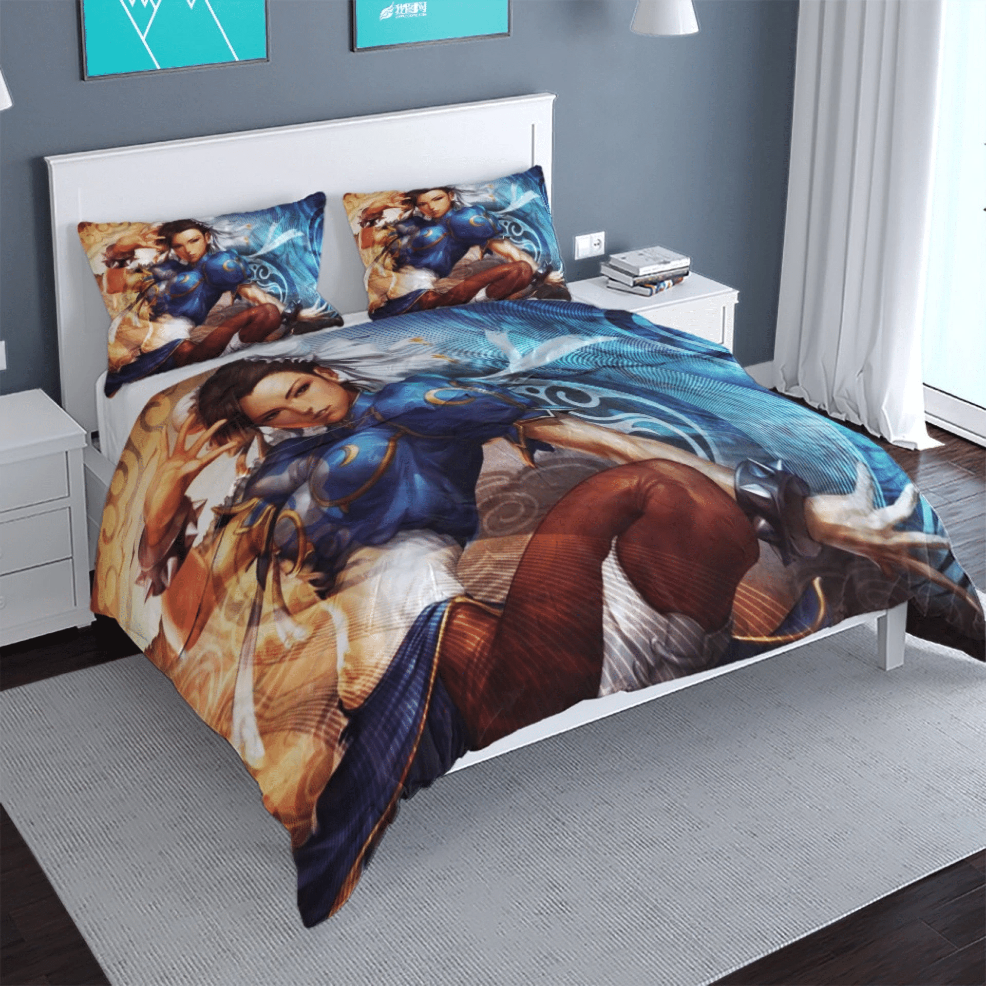 Street Fighter 10 Duvet Cover Quilt Cover Pillowcase Bedding Sets