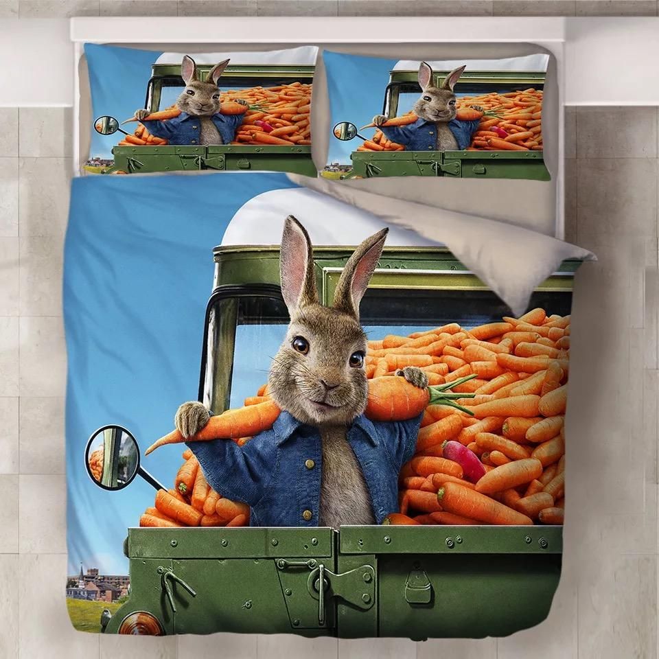 Peter Rabbit 2 Duvet Cover Pillowcase Bedding Sets Home Decor
