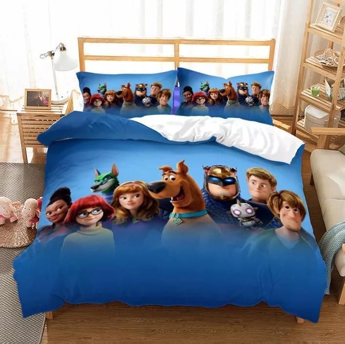 Scooby Doo 8 Duvet Cover Pillowcase Bedding Sets Home Bedroom