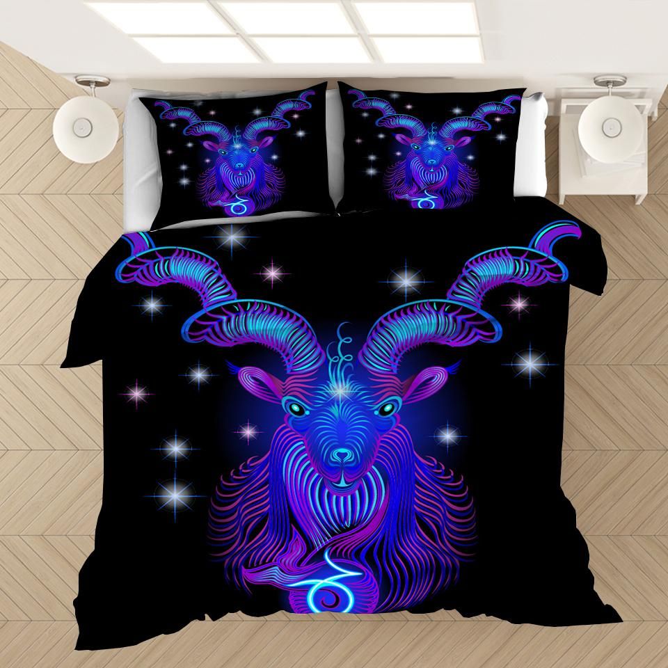 Twelve Constellations Capricorn 9 Duvet Cover Quilt Cover Pillowcase Bedding