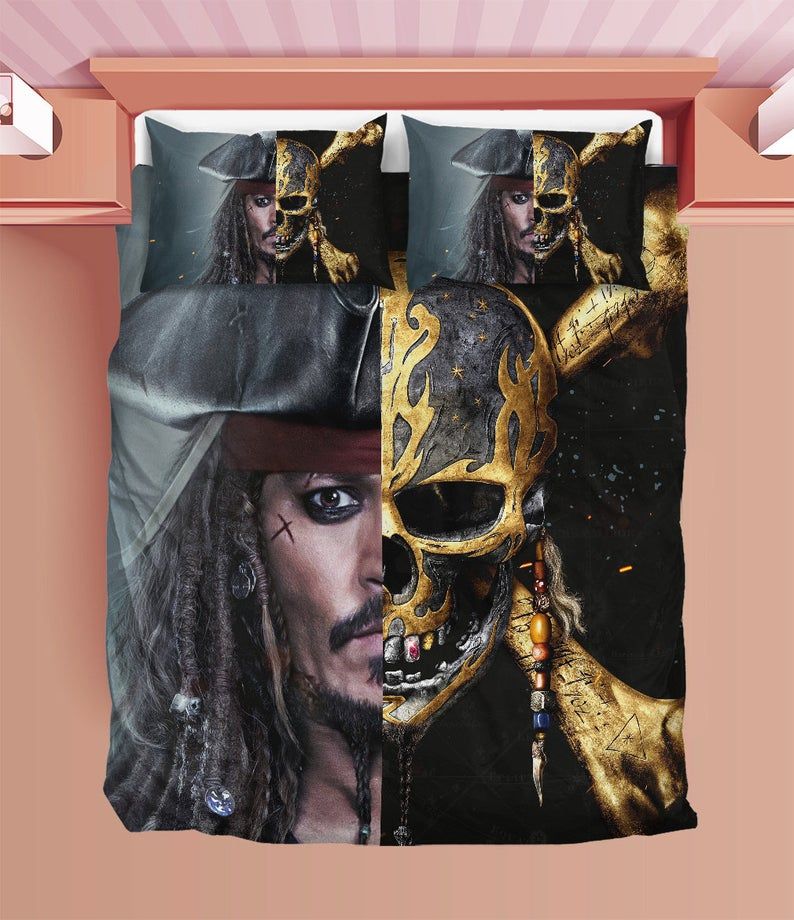 Pirates Of The Caribbean Duvet Jack Sparrow Bedding Sets Comfortable